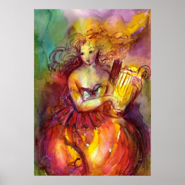 SAPPHO, DANS, MUSK OCH POETRY POSTER (Framsidan)