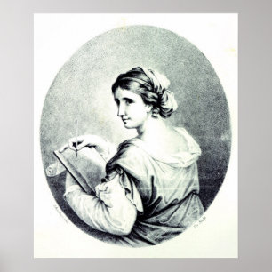 Sappho, graverad av Pye, 1774 Poster