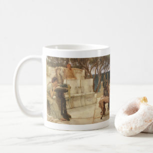Sappho och Alcaeus av Herr Lawrence Alma Tadema Kaffemugg