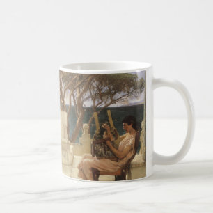 Sappho och Alcaeus av Herr Lawrence Alma Tadema Kaffemugg
