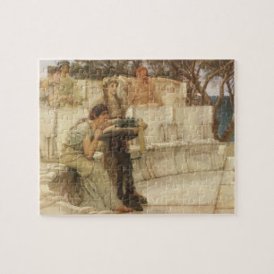 Sappho och Alcaeus av Herr Lawrence Alma Tadema Pussel