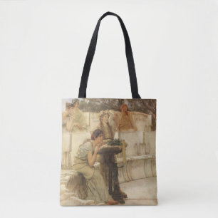 Sappho och Alcaeus av Sir Lawrence Alma Tadema Tygkasse