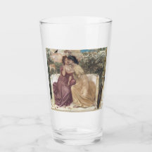 Sappho och Erinna på grekiska Garden (Lesbisk Kärl
