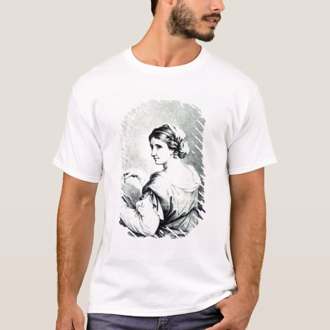 Sappho som inristas av Pye, 1774 Tröja (Framsida)
