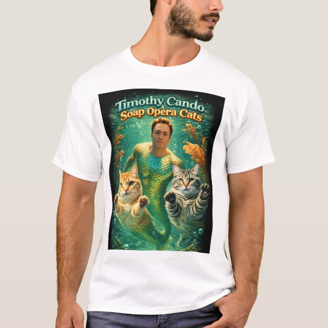 Sappoperakatter med Timothy Cando T Shirt (Framsida)
