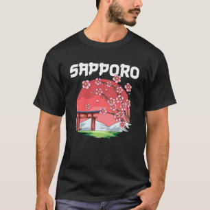 Sapporo Kyokujitsuki Sakura Japan T Shirt