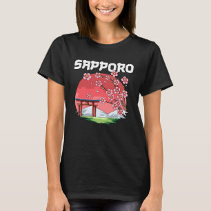 Sapporo Kyokujitsuki Sakura Japan T Shirt
