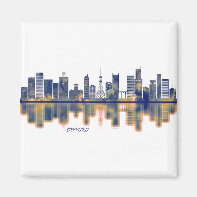Sapporo Skyline Magnet (Framsidan)