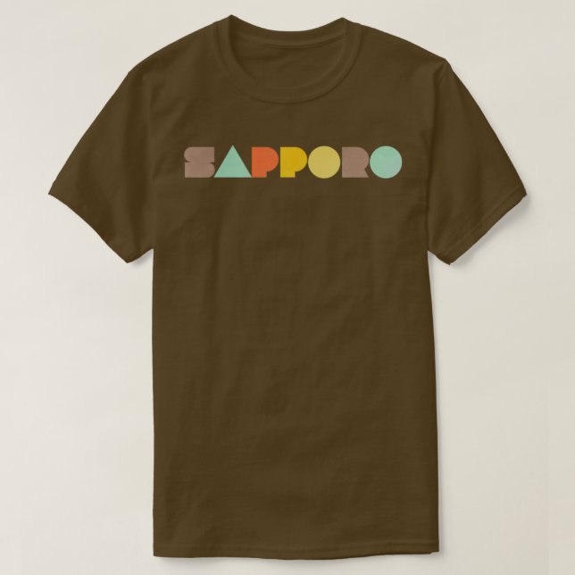Sapporo Vintage T Shirt (Design framsida)