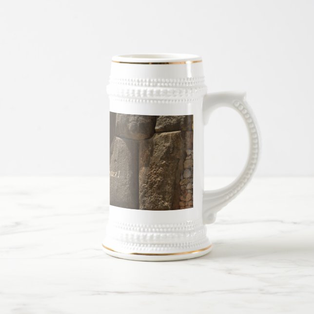 Saqsaywaman vit/guld 650 ml Stein Sejdel (Höger)