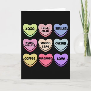 Sår Sårvårdssjuksköterska Valentines Hjärt Sårsköt Kort
