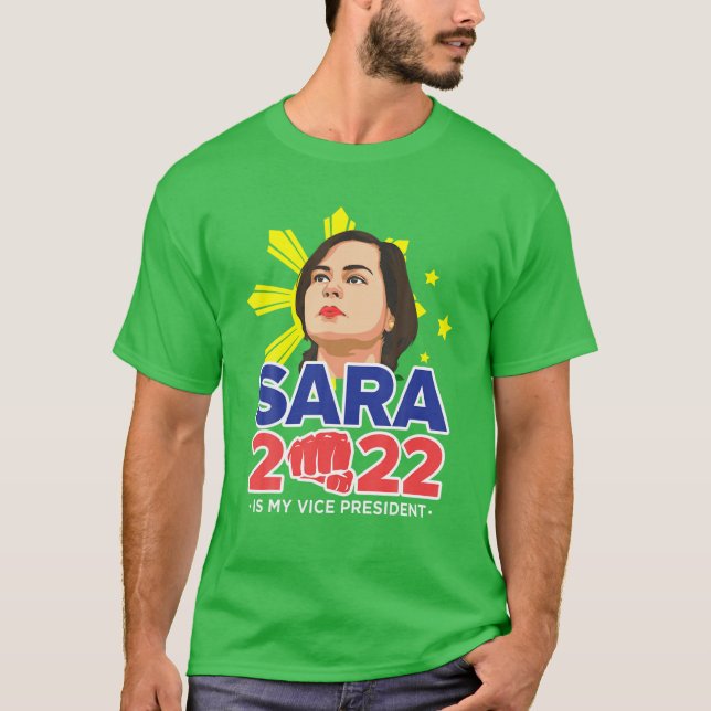 Sara All VP 2022 Duterte Inday Vice President T Shirt (Framsida)
