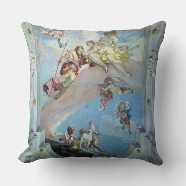 Sära av Venus från Adonis, 1707-08 (frescoen) Kudde (Framsida)