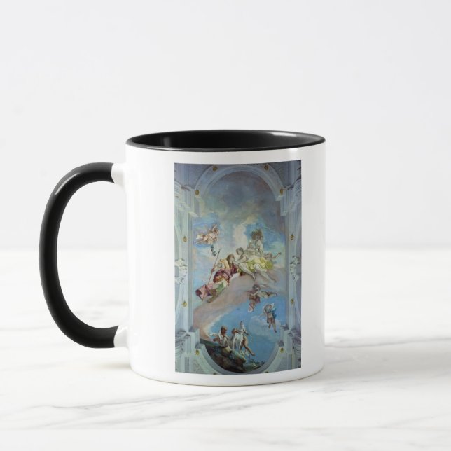 Sära av Venus från Adonis, 1707-08 (frescoen) Mugg (Vänster)
