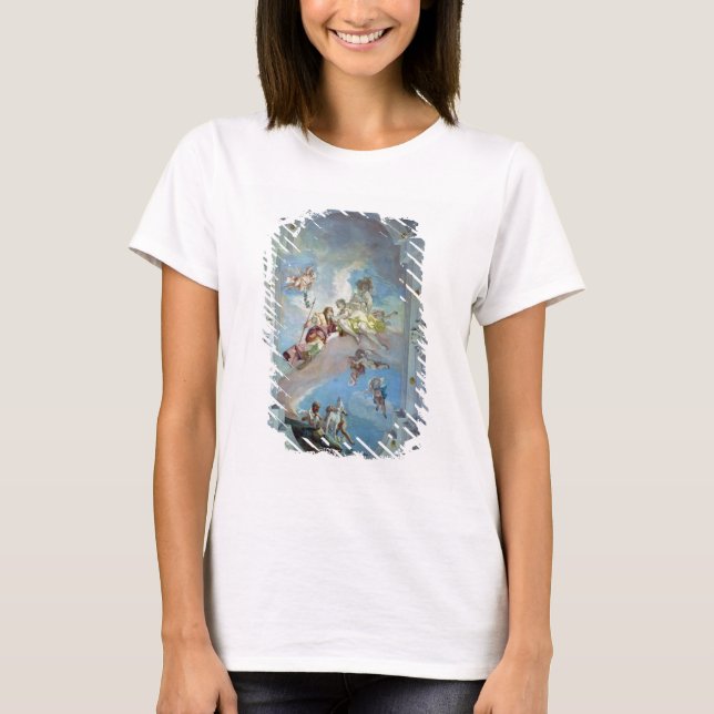 Sära av Venus från Adonis, 1707-08 (frescoen) T Shirt (Framsida)