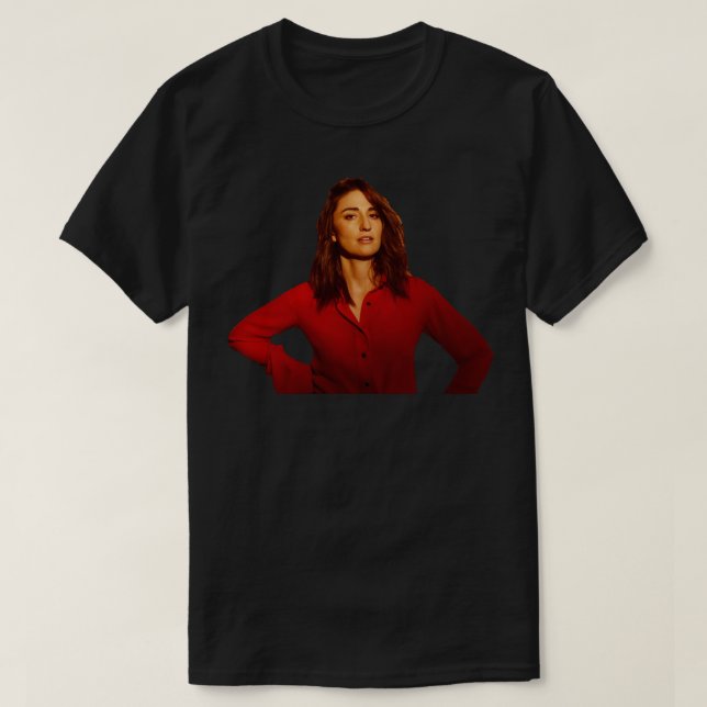Sara Bareilles Sticker T Shirt (Design framsida)