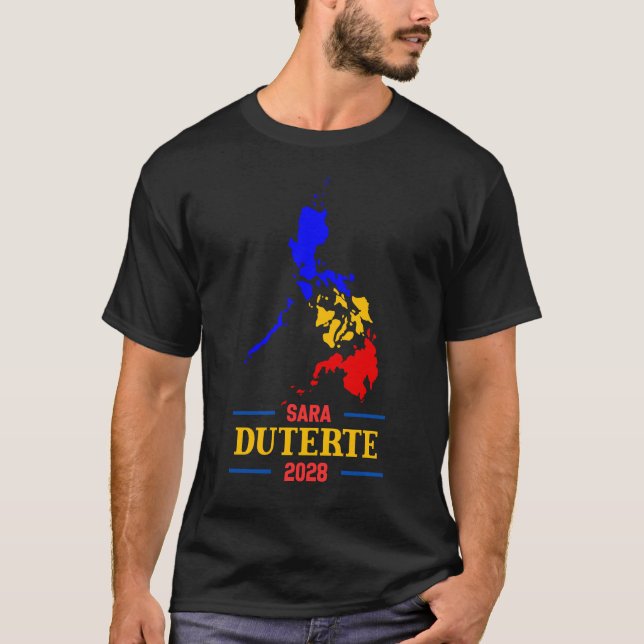 Sara Duterte 2028 Tee Inday President T-shirt (Framsida)