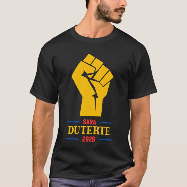 Sara Duterte For President 2028 Shirt Protest T Shirt (Framsida)