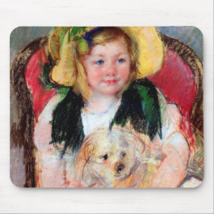 Sara med Hennes Hund, Cassatt Musmatta