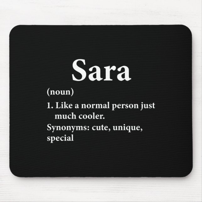 Sara Name Definition Funny D  Musmatta (Framsidan)
