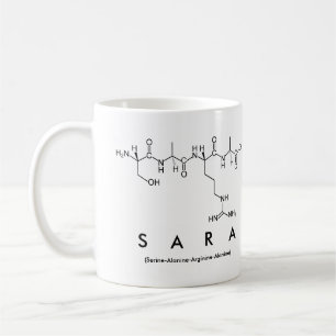Sara peptide namn mugg
