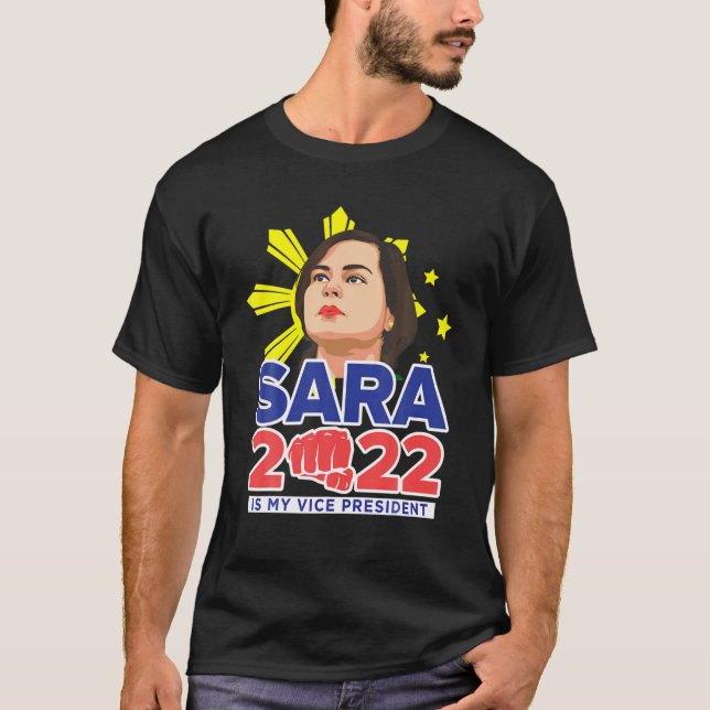 Sara Vice President 2022 Duterte All VP Inday T Shirt (Framsida)