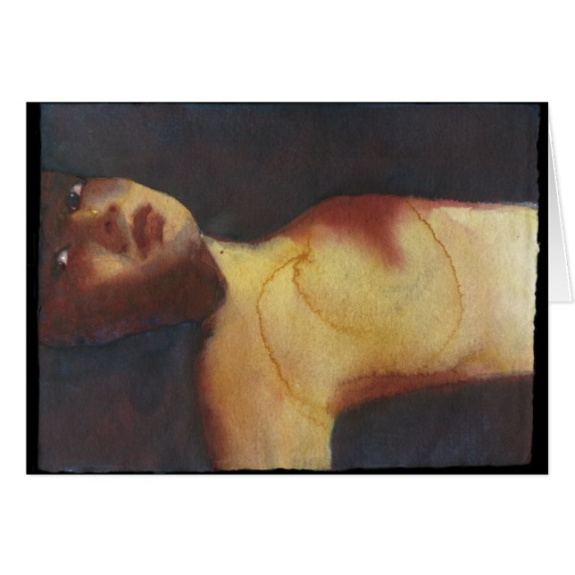 sårad hälsningskort (Framsidan Horizontal)