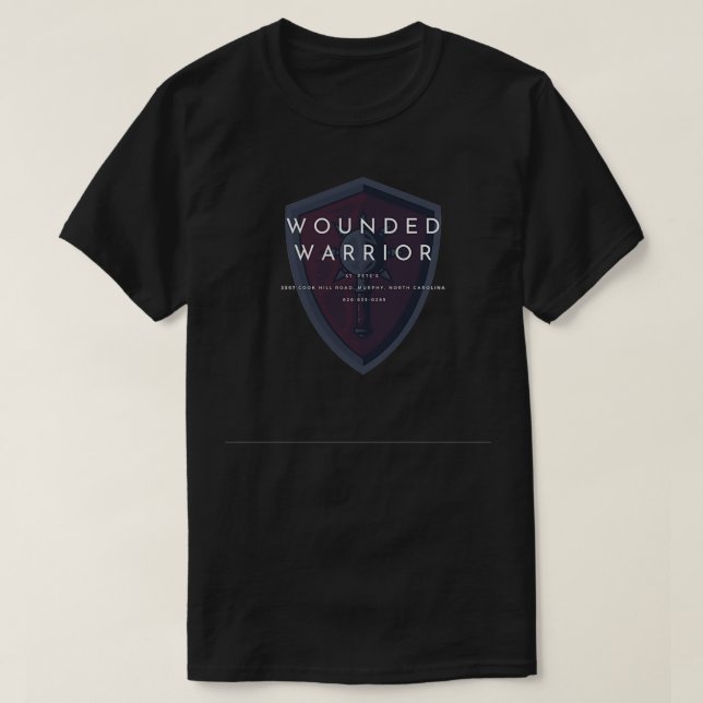 sårad krigare Premium T Shirt (Design framsida)