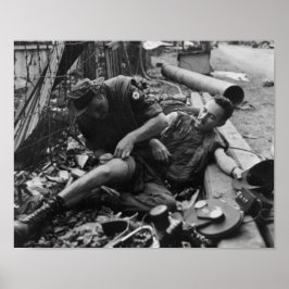 sårad soldat Vietnam Krig 1968 Poster