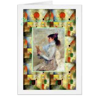 Sarah är Bernhardt-Du så prästen! Hälsningskort