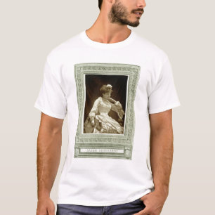 Sarah Bernhardt (1844-1923), från 'Galerie Contem Tee Shirt