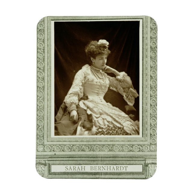 Sarah Bernhardt (1844-1923), från "Galerie Contemp Magnet (Vertikal)