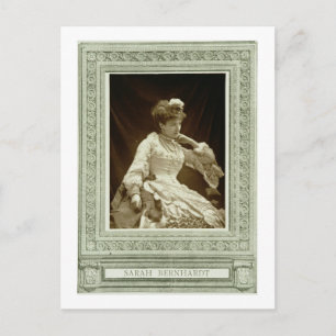 Sarah Bernhardt (1844-1923), från 'Galerie Contemp Vykort