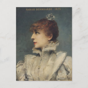Sarah Bernhardt 1875 Vykort