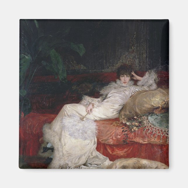 Sarah Bernhardt 1876 Magnet (Framsidan)