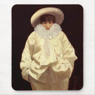 Sarah Bernhardt as Pierrot (Ledsen Clown) Musmatta