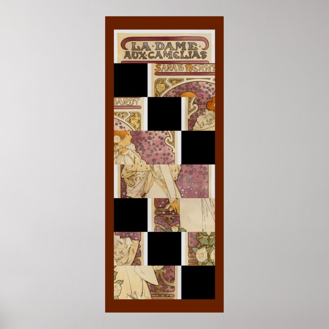 Sarah Bernhardt - från: Alfons Mucha Poster (Framsidan)