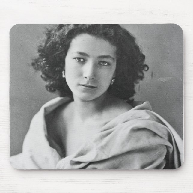 Sarah Bernhardt i dräkten, c.1860 Musmatta (Framsidan)