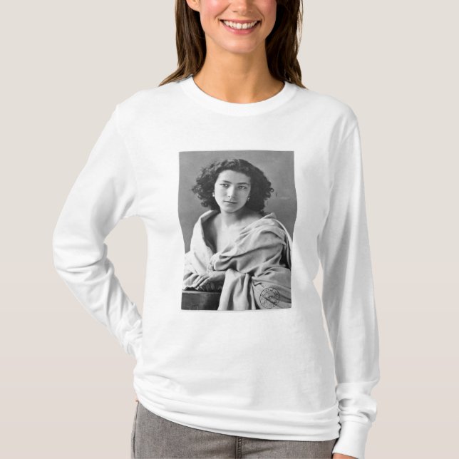 Sarah Bernhardt i dräkten, c.1860 Tee (Framsida)