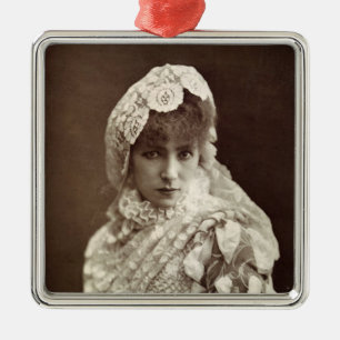 Sarah Bernhardt i rollen av Marion Delorme Julgransprydnad Metall