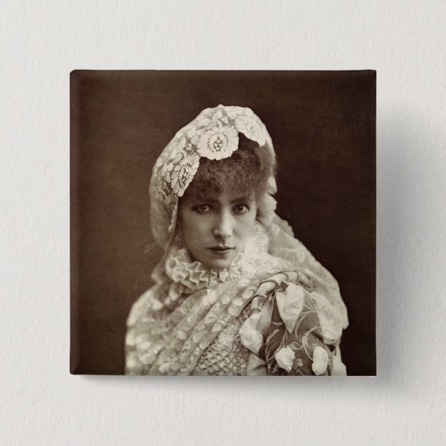 Sarah Bernhardt i rollen av Marion Delorme Knapp (Framsida)