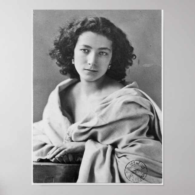 Sarah Bernhardt in costume, 1860 Poster (Framsidan)