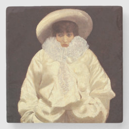 Sarah Bernhardt som Pierrot Stenunderlägg