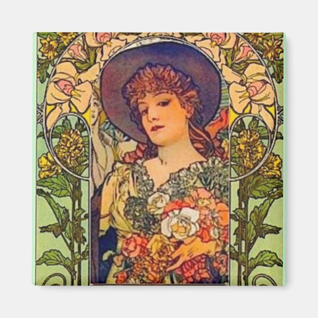 Sarah Bernhardt Tosca. Magnet (Framsidan)