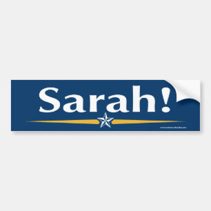 Sarah! Bildekal
