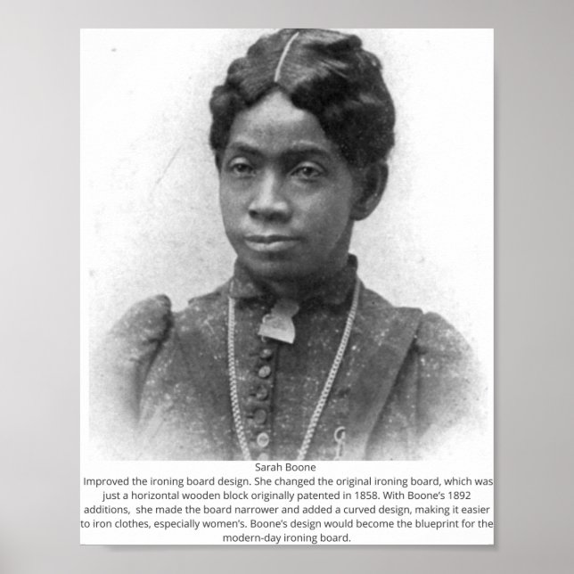 Sarah Boone - Black American Inventor Poster (Framsidan)