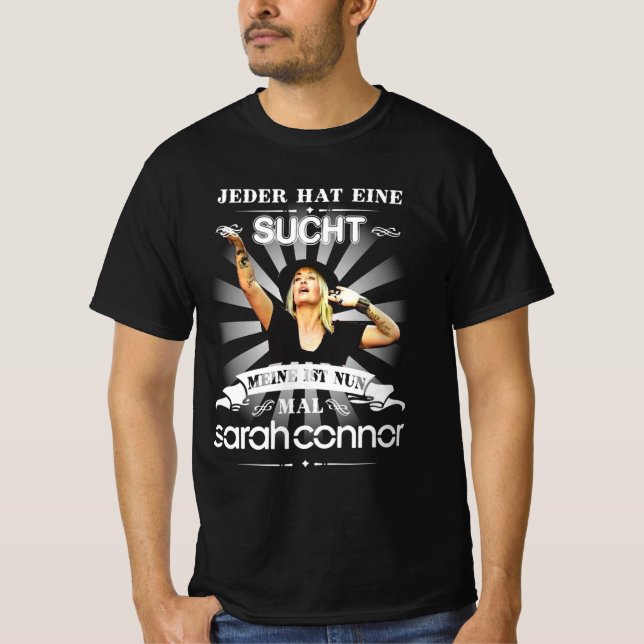 Sarah Connor funnys T Shirt (Framsida)