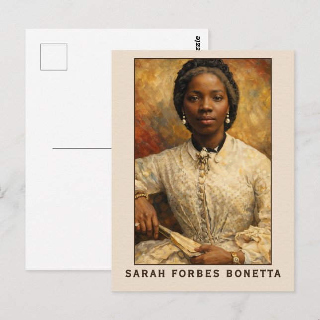 Sarah Forbes Bonetta Porträtt Konst Vykort (Fram/baksida)