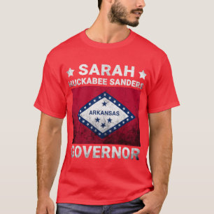 Sarah Huckabee Sanders för guvernör Arkansas flagg T Shirt