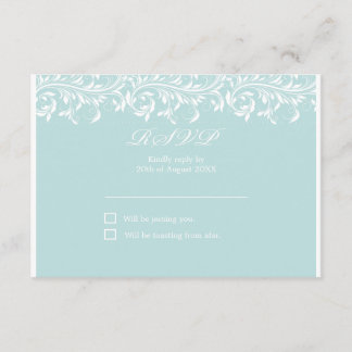 Sarah Jane Light Blue and white bröllop OSA Kort